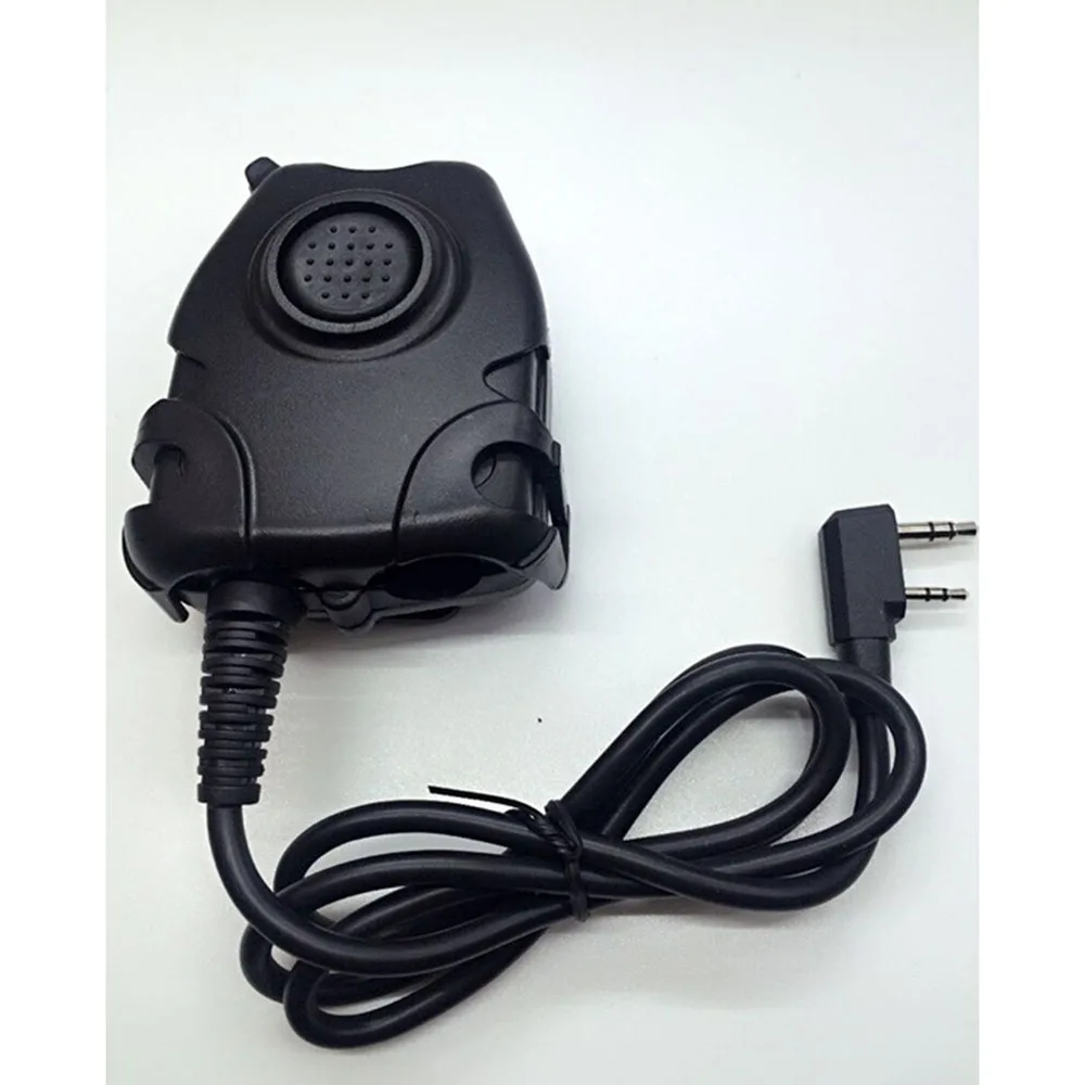 

1/2 шт. K-Plug водонепроницаемый кабель PTT для Kenwood Z Tactical Comtac H50 гарнитура с шумоподавлением двусторонний радиоаксессуар