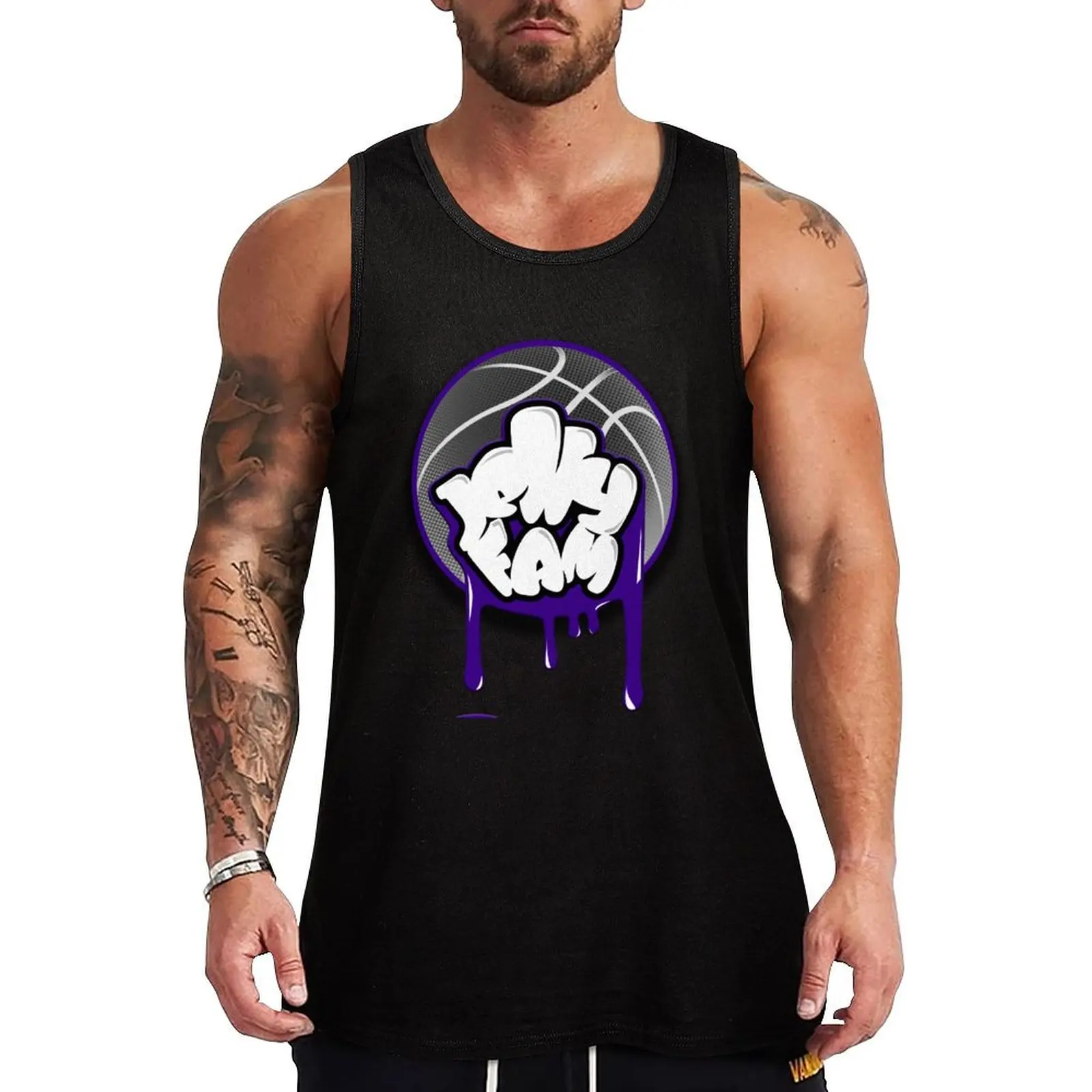 Jelly Fam Team Tank Top t-shirts for men Man gym clothes Gym clothes