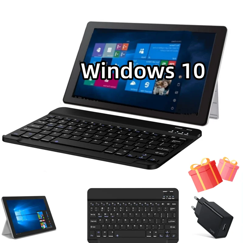 Vendite calde Tablet PC con supporto 10,1 POLLICI 2 GB RAM 32 GB ROM W101 Windows 10 Doppia fotocamera WIFI Quad Core Compatibile con HDMI