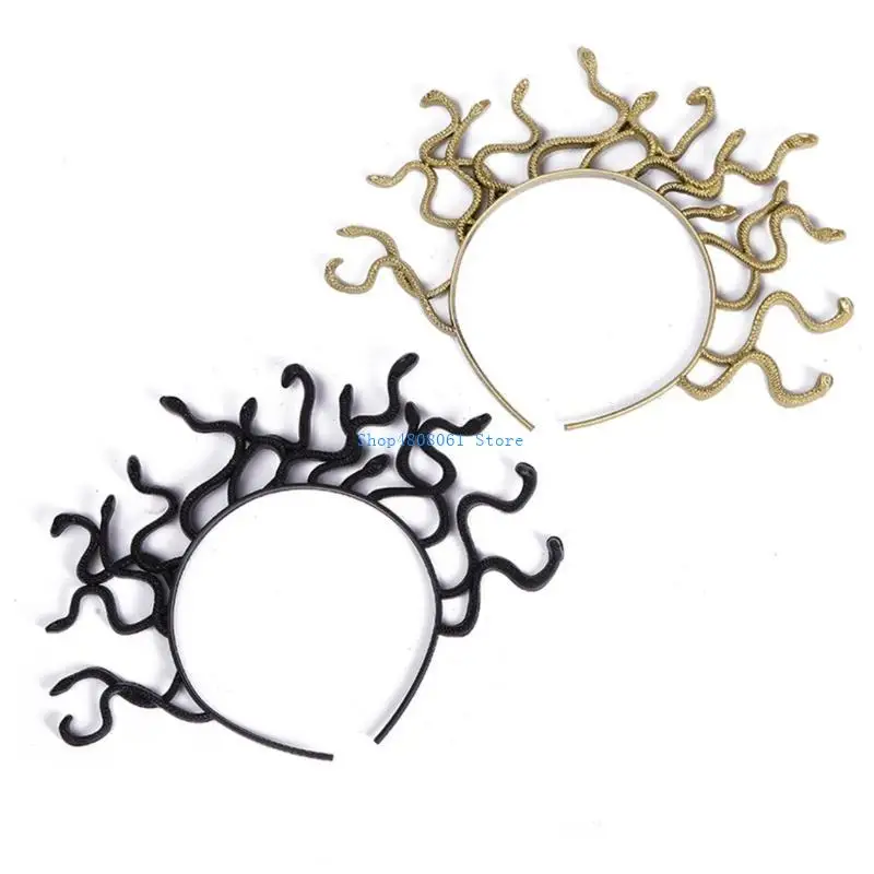 

T3LC halloween Medusa Headband Medusa Snake Costume Headband Medusa Cosplay Headdress