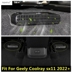 Seat Under Floor Air Conditioning AC Vent Outlet Dust Cover Protective Accessories Interior Kit For Geely Coolray sx11 2022 2023