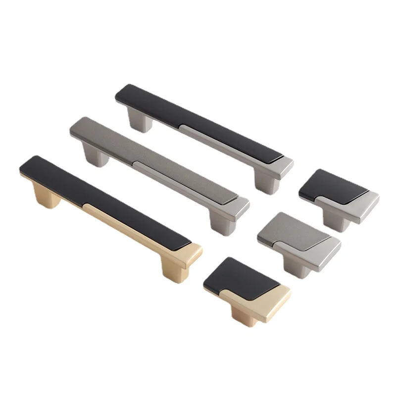 Zinc Alloy Furniture Handles Kitchen Accessories Cabinet Drawer Door Handle Pulls for Wardrobe Cupboard Home Furniture Hardware