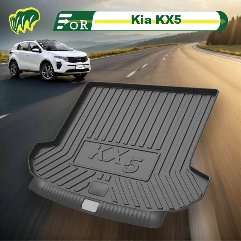 

For Kia KX5 2017 2028 2019 2020 2016-2021 Custom Fit Car Trunk Mat All Season Cargo Mat 3D Shaped Laser Measured Trunk Liners