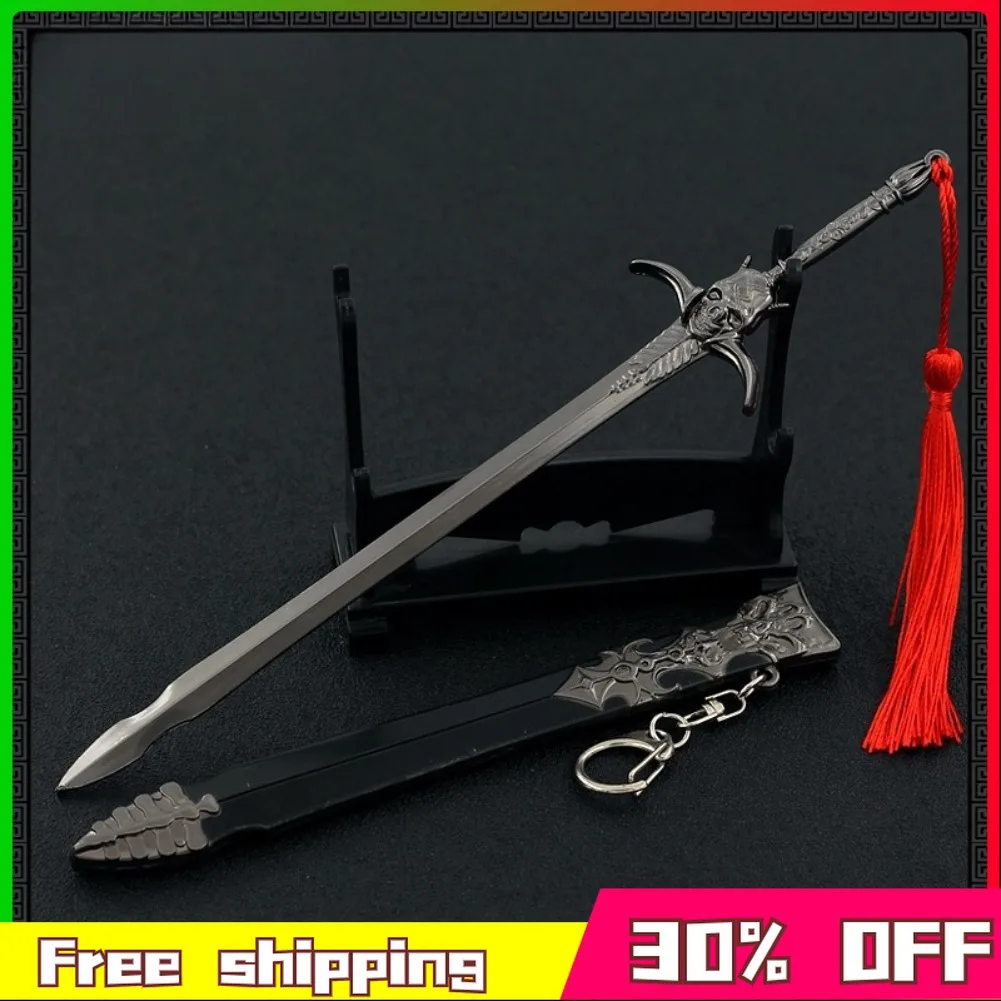 In Stock 22cm Rebellion Sword Peripherals Metal Model Japanese Samurai Sword Desktop Decoration Birthday Gift Toy Can Wholesaled