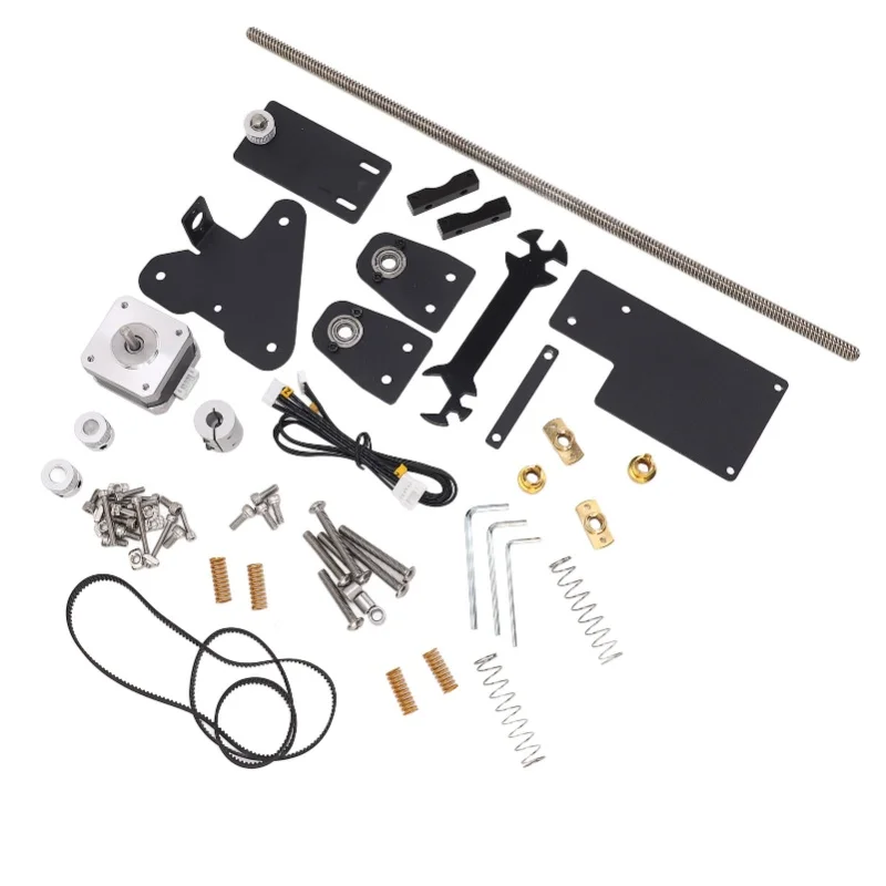 3D Printer Z Axes Kit Dual Z Axes Lead Screw Motor Kit 3D Printer Upgrade Parts For Ender 3