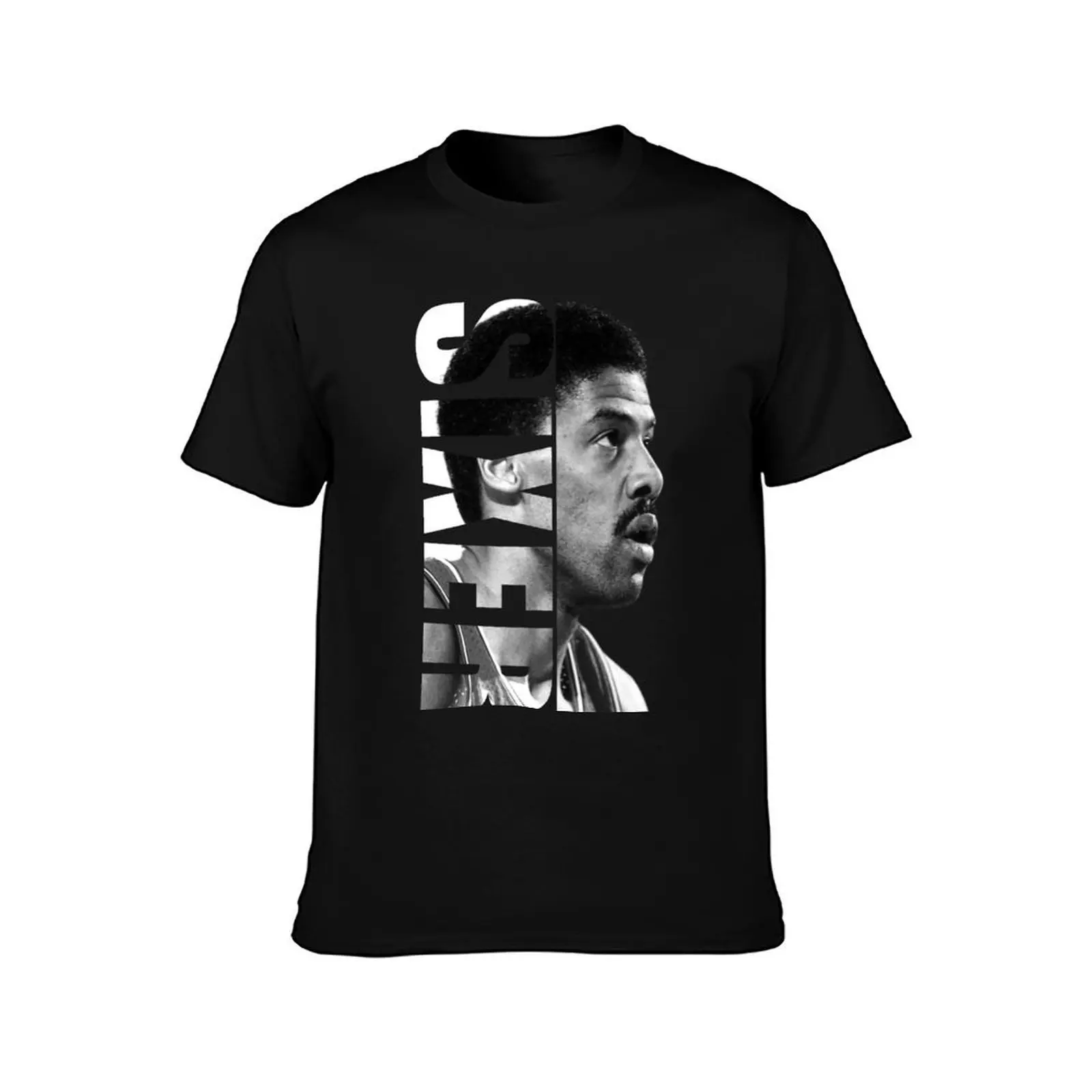Julius Erving - SIXER T-Shirt, Summer Casual Cotton Tee, Oversized Streetwear Tops, Vintage Graphic Print, Unisex Men Women