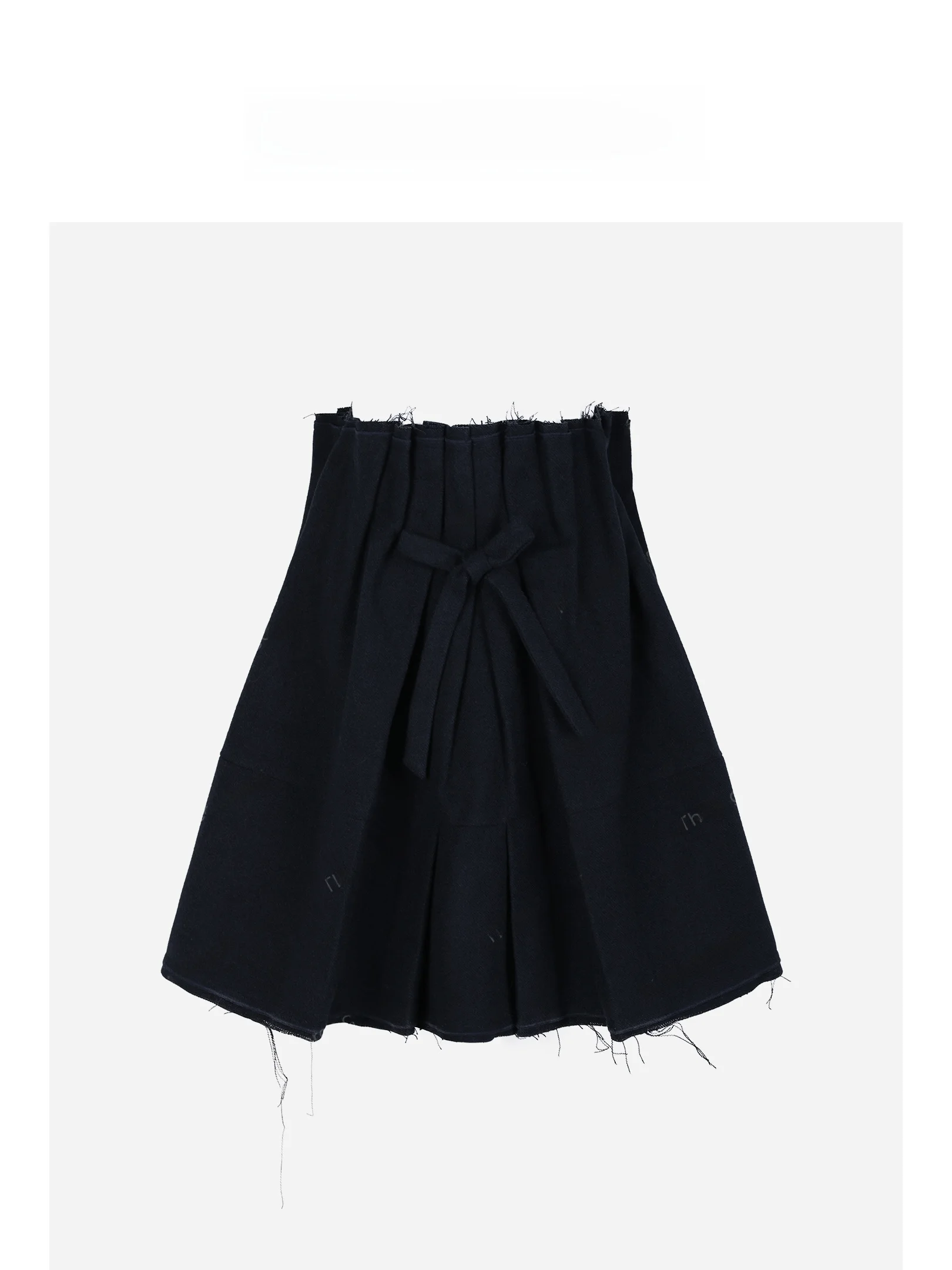 

Шерстяная юбка Tee Goood с узлом, плиссированная, в стиле милой девушки, повседневная, с низкой талией, свободного кроя, зима 2025