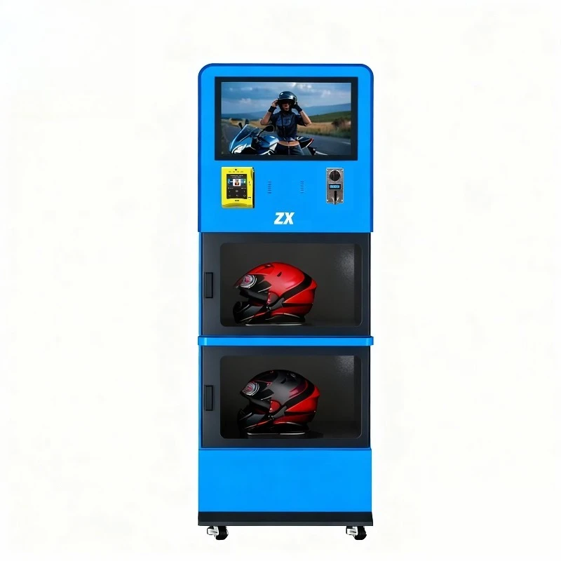 Self-Service Racing Motorcycle Helmet Cleaning Machine Vending  Safety Sterilization Function for Southeast Asia Customized