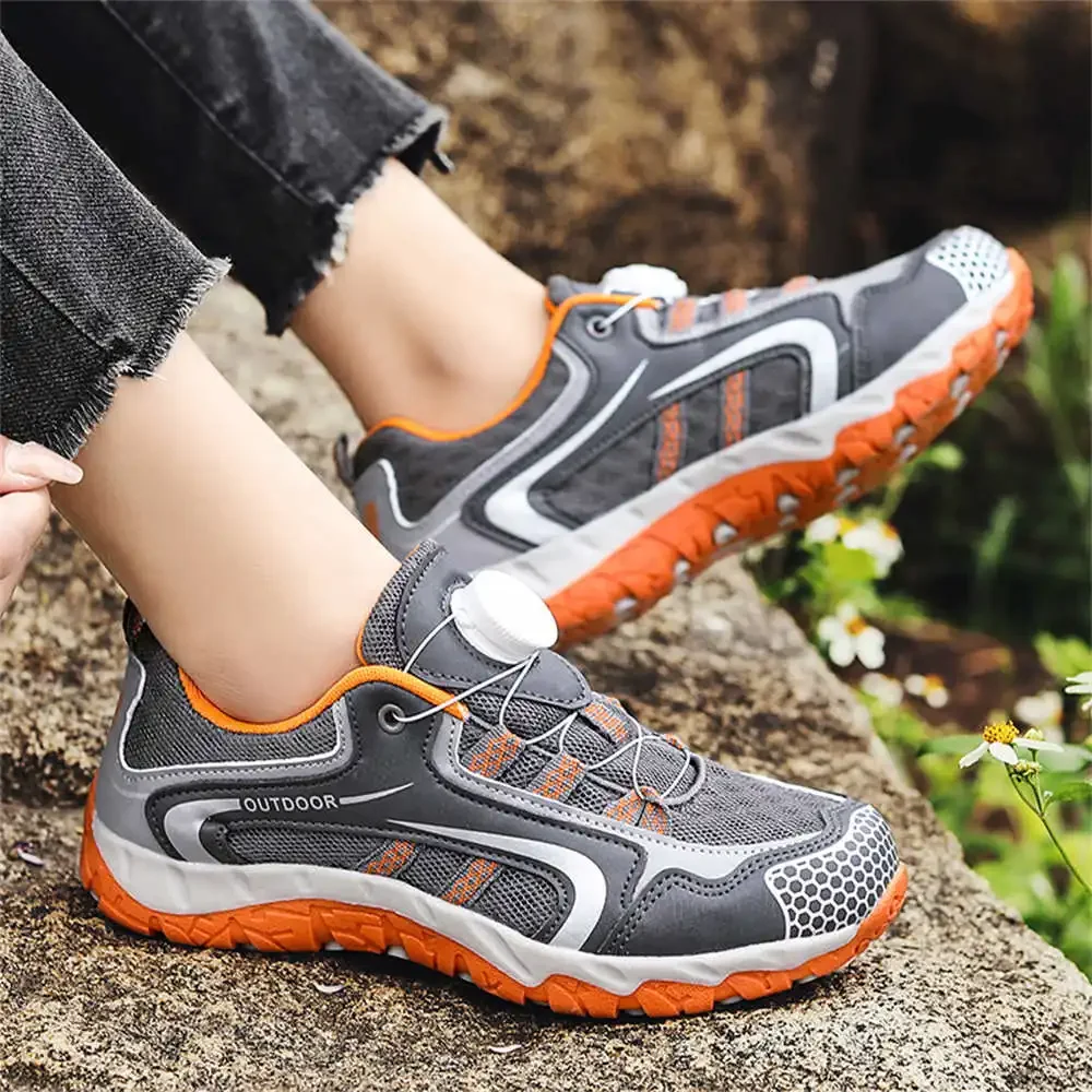 Spring Does Not Slip Men's Hiking Sneakers Gray Sneakers For Men Climbing Shoes Man Sport Tnis Special Wide New Year's