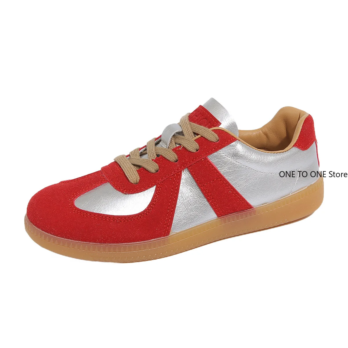 Hot Sale Women's Sneakers 2025 New Pu Leather Ladies Moral Training Shoes Casual Spring Flat Shoes Women Size 44 Tenis De Mujer
