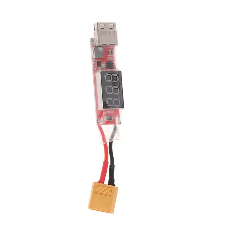 T23C 20X 2S-6S Lipo Lithium Battery To USB Charger Converter With Voltage Display Adapter Board,XT60