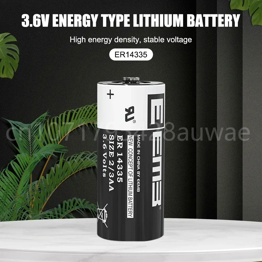 5PCS 3.6V 2/3AA Lithium Battery ER14335 14335 1650mah Primary Battery Replace for TADIRAN TL-4955