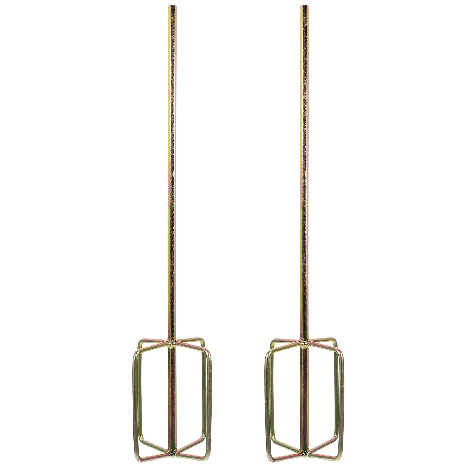 2 ชิ้น ไม้กวนปูนซีเมนต์  ทำจากโลหะผสมแข็งแรง สำหรับกวนสี ปูนฉาบ  ใช้กับสว่านไฟฟ้า  ความแข็งสูง ป้องกันสนิม