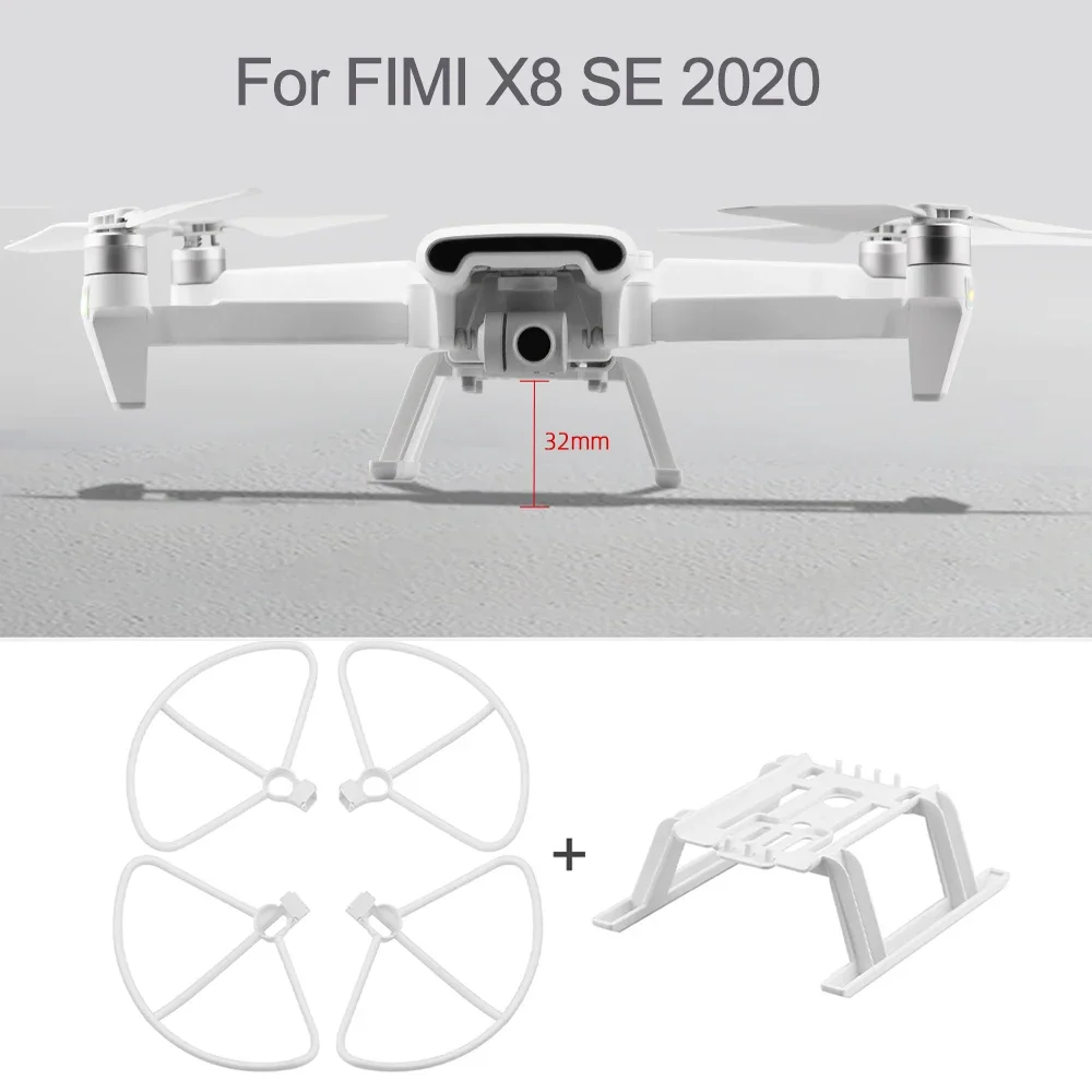 Zestaw do lądowania Quick Release dla FIMI X8 SE 2020 Drone wysokość Extender długie nogi ochraniacz na stopę stojak Gimbal Guard akcesoria