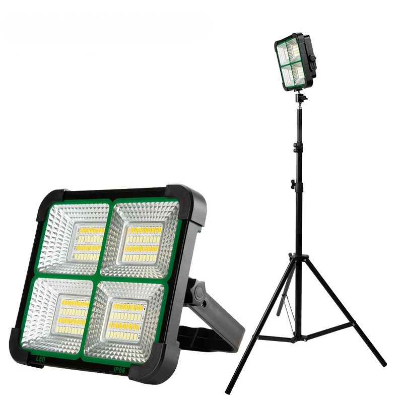 

VOLODYMYR Street Stall Light Rechargeable LED Light Standing Floodlight Portable Outdoor Lighting Strong Light Stand for Camping