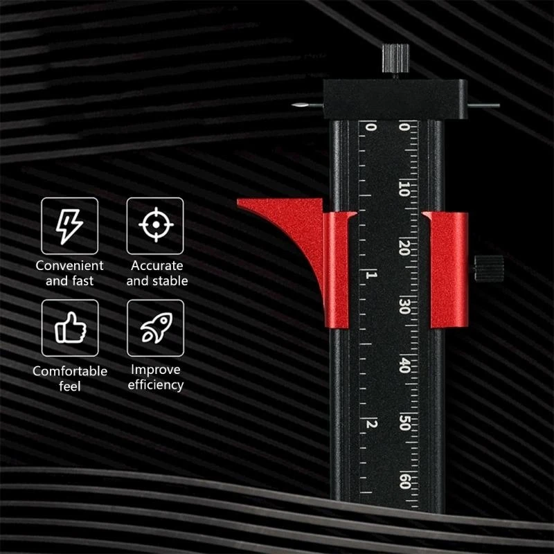 Professional Parallel Scribing Tool Parallel Line Scriber Isometric Line Engraver Parallel Line Carving Tool Adjustable