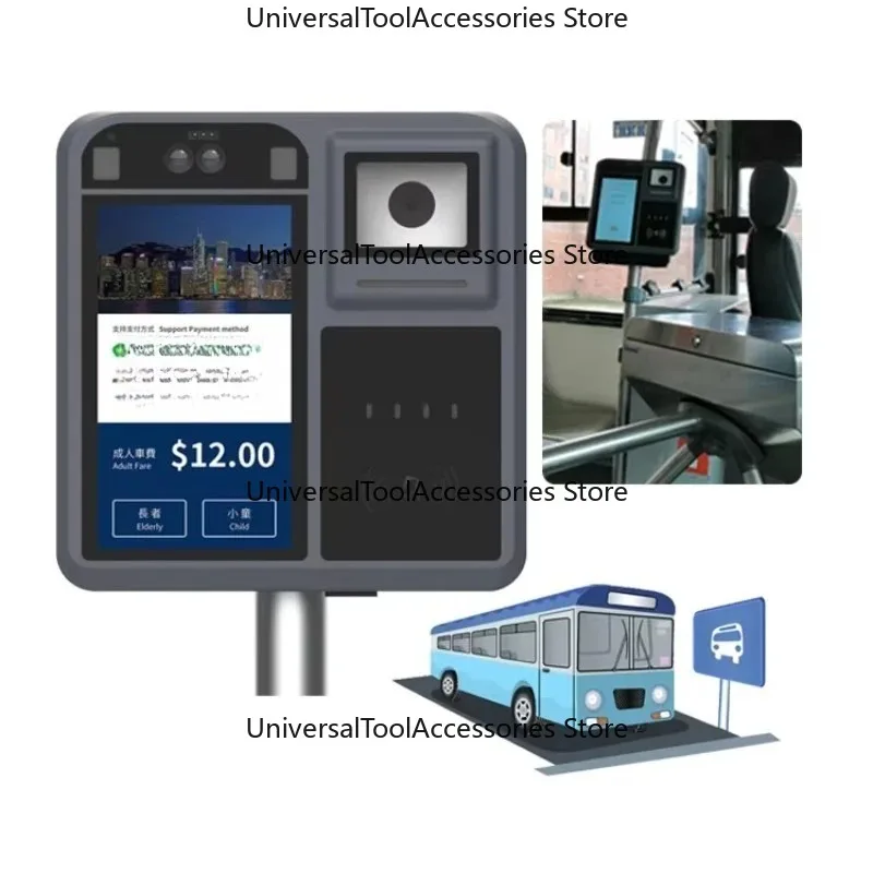 Bus Card Validator With Reader/GPRS/Bardcode Scanner/4G for Bus Payment Smat P18-Q
