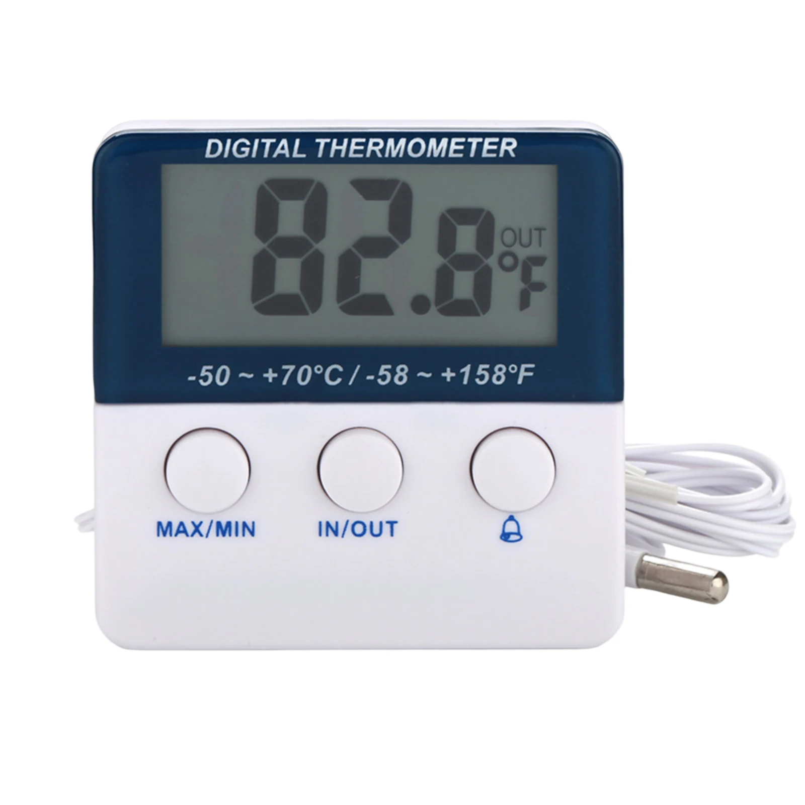 

Electronic Alarm Thermometer Digital Fridge Thermometer Fridge Versatile Application Accurate Temperature Readings Large Display