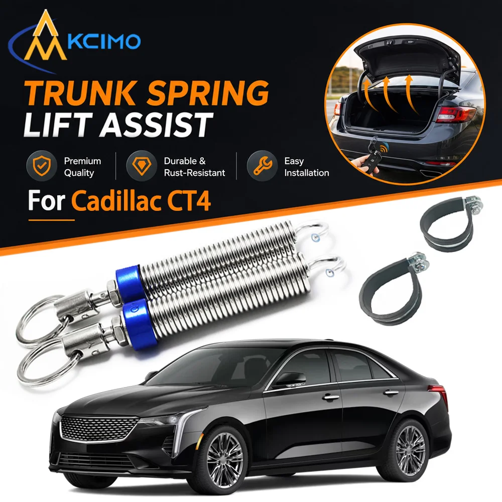 Kcimo Car Boot Trunk Automatic Opening Spring Kit Adjustable Tension Lifting Device For Cadillac CT4 Rear Trunk Lid Accessory