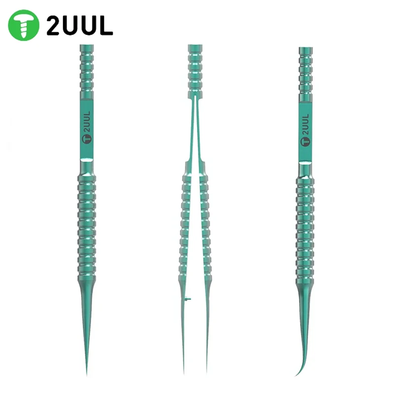 2UUL Ti01 Ti02 Titanium Alloy Ultra-Precise Tweezers for Mobile Phone Motherboard Flying Wire Repair Tools