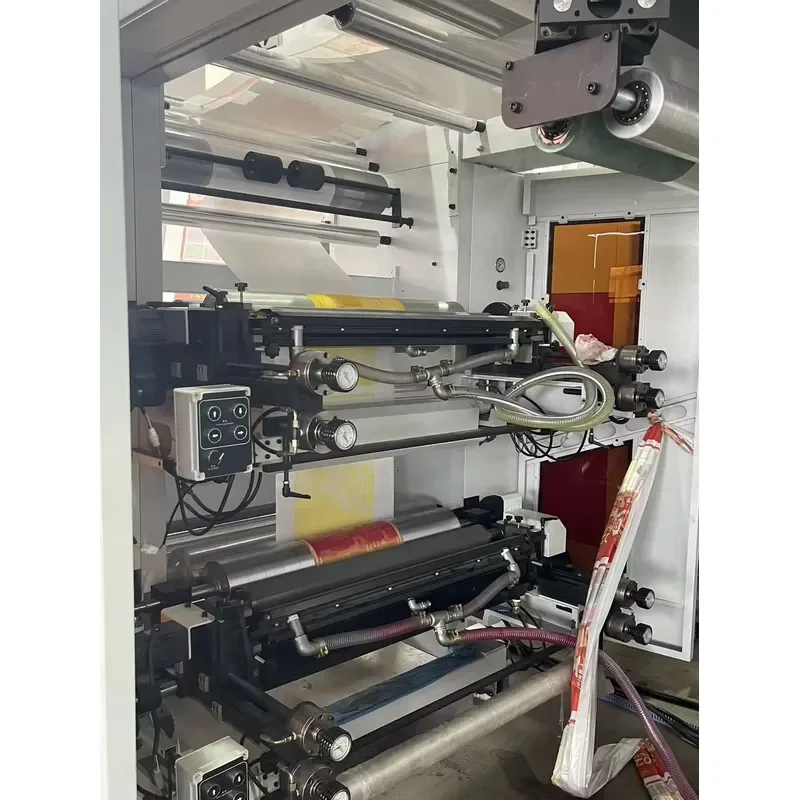 Flexographic Printer High Speed 6 Colors Stack 100m/min Flexo Printing Machine for Paper PP Nonwoven PVC PET CPP