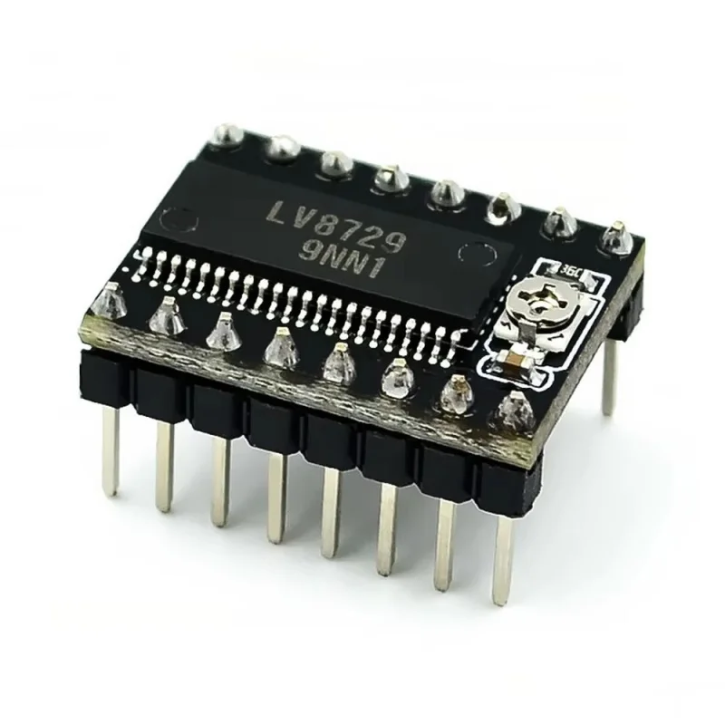 Accessori per scheda madre stampante 3DP LV8729Driver motore passo-passo 128 Modulo ad alta suddivisione Ottieni pinna di raffreddamento