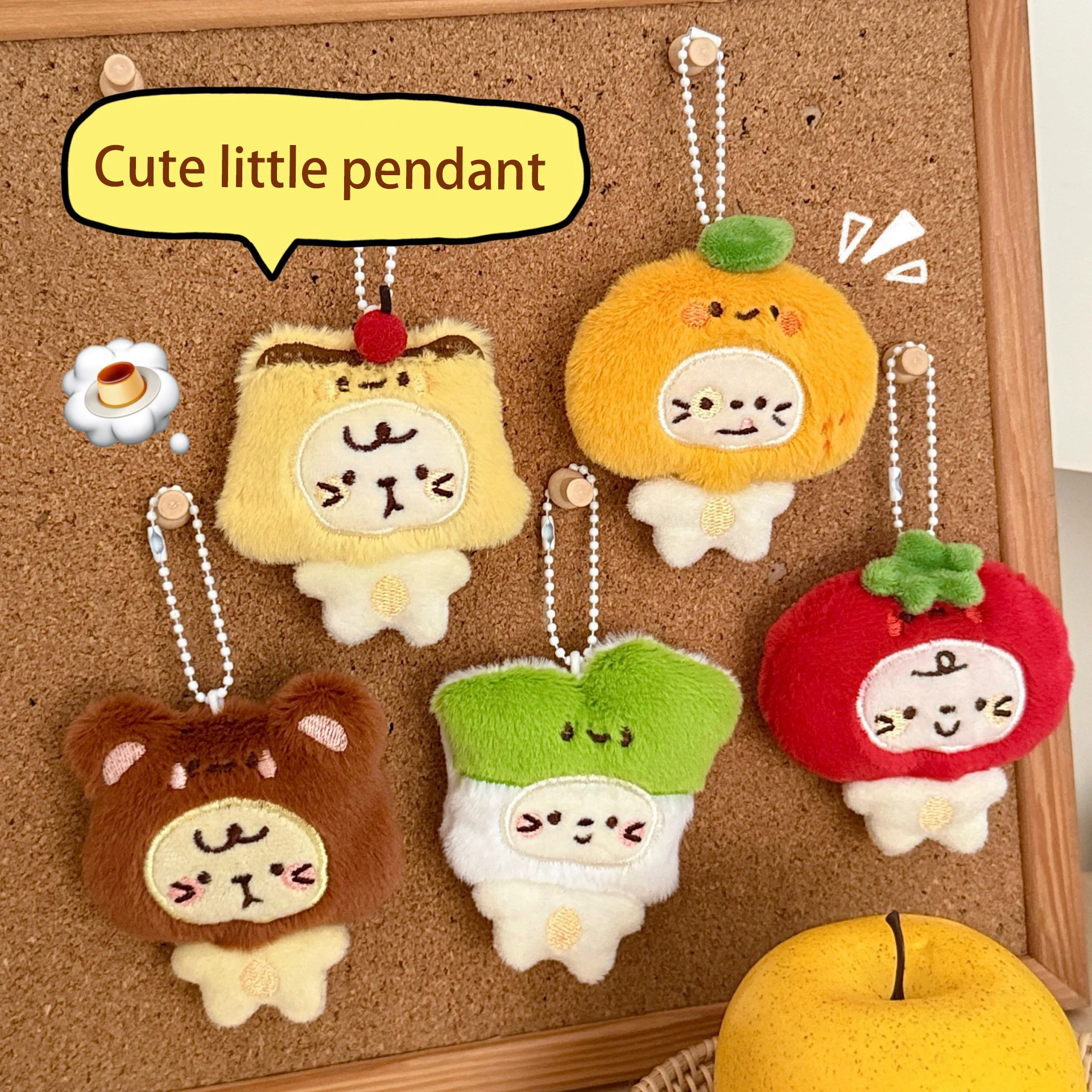 قلادة تمثال قطة لطيفة على شكل عقال لحقيبة الظهر، زينة سلسلة المفاتيح، سلسلة مفاتيح على ظهره للفتيات، إكسسوار دمية صغيرة للزوجين #4