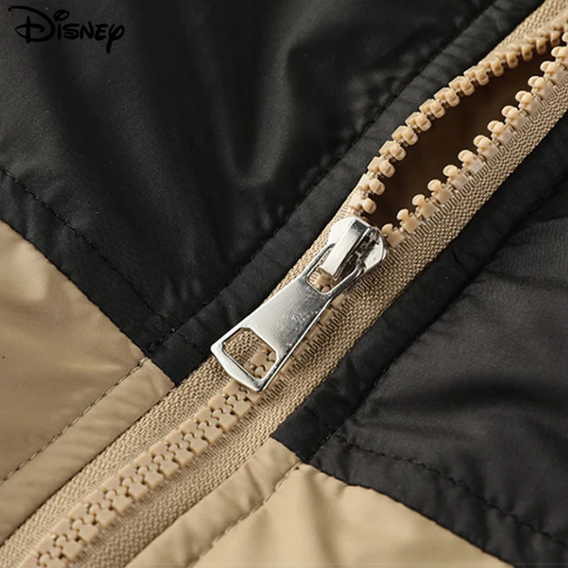 Disney New Arrival Brand Clothing Top Fashion Mickey Mouse Print Logo Loose Cardigan Winter Coat Casual Cotton-padded Jacket