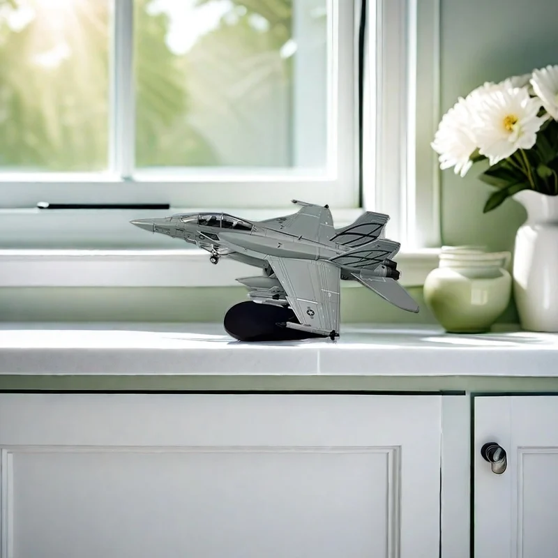 

Литой под давлением масштаб 1:72, американский истребитель F/A-18F Super Hornet F18, 2024, статическое украшение, сувенирные подарки для взрослых мальчиков