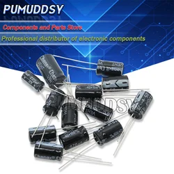 2~50PCS Electrolytic Capacitor 6.3V 10v 16V 25V 35V 50V 63V 100V 250V 400V 450V 1uf 2.2uf 4.7uf 10uf 22uf 33uf 47uf 100uf 220uf