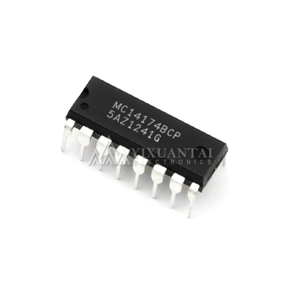 10pcs/Lot  MC14174BCPG  MC14174BCP  IC FF D-TYPE SNGL 6BIT 16DIP  New