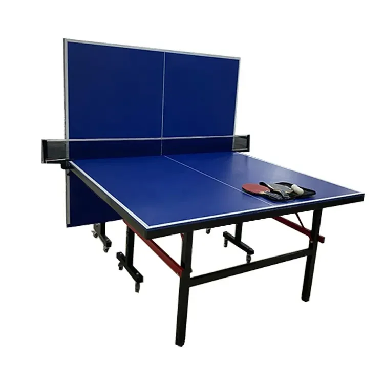 

Factory Direct Foldable and Movable Wheels Table Tennis Table with Full Size Competitive Prices Pingpong Table