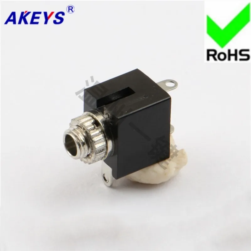 10 PCS headphone socket 3 foot socket 2.5MM socket mother socket power PJ-201M (short foot)