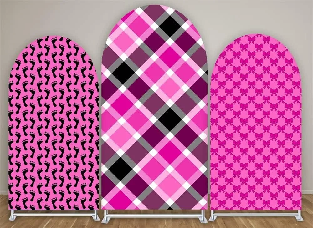 

Фон для арки из спандекса, тематическая арка для босса и маленьких девочек, фоновая крышка с подставкой для украшения дня рождения