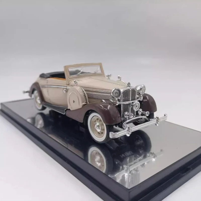 マイナー欠陥 1:43 スケール 1937 コンバーチブルクラシックカー合金シミュレーションカーモデル静的コレクション装​​飾ホリデーおもちゃギフト