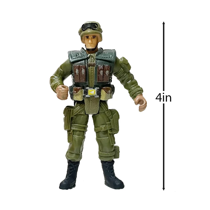 Soldados das Forças Especiais Figuras de Ação Playset, Homens do Exército e SWAT Team, Jogo da Segunda Guerra Mundial, Modelo de Arma Militar, Garoto, Presente do Menino, 12pcs