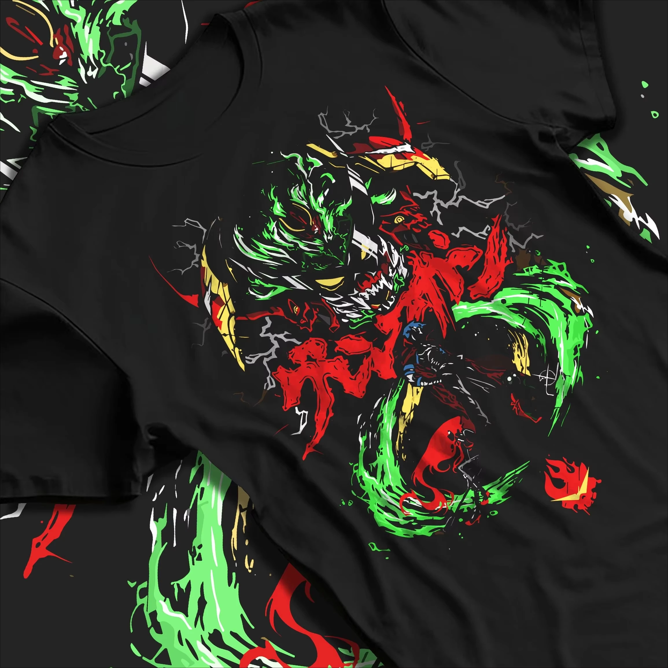 Anime Tengen Toppa Gurren Lagann Kamina Graphic Print T-shirt Women Men O-neck Cotton Streetwear Harajuku Fashion Oversized Top