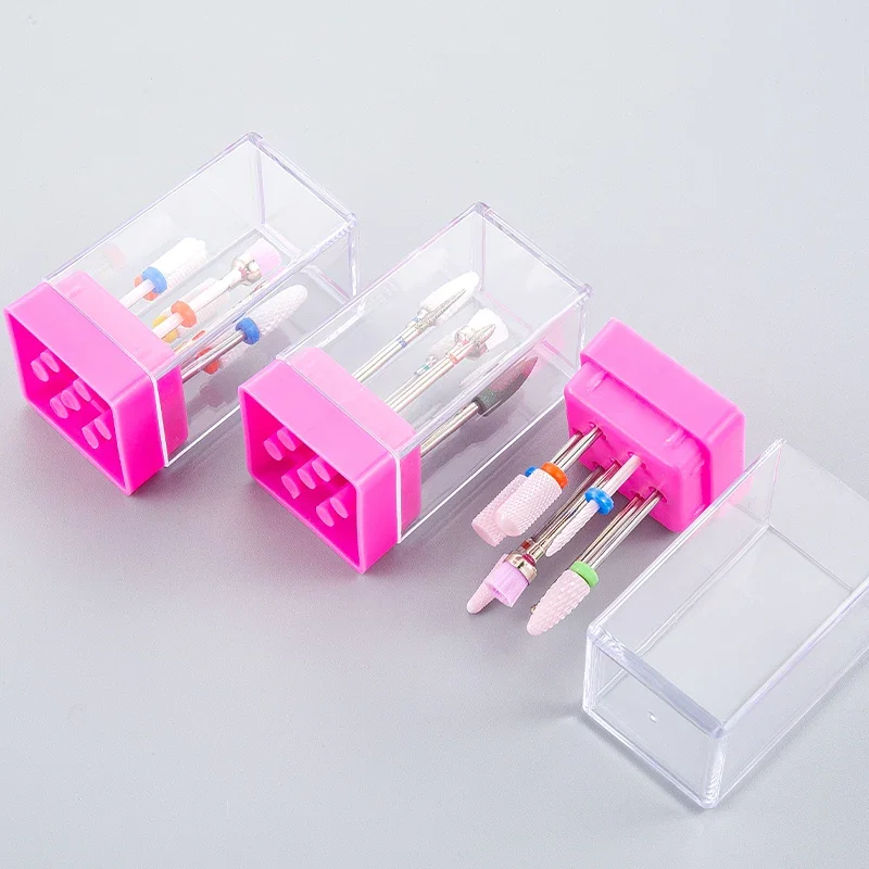 7/8 шт. с коробкой, алмазные фрезы, сверла для ногтей, электрическая дрель, маникюрная педикюрная машина, инструменты для ногтей, аксессуары