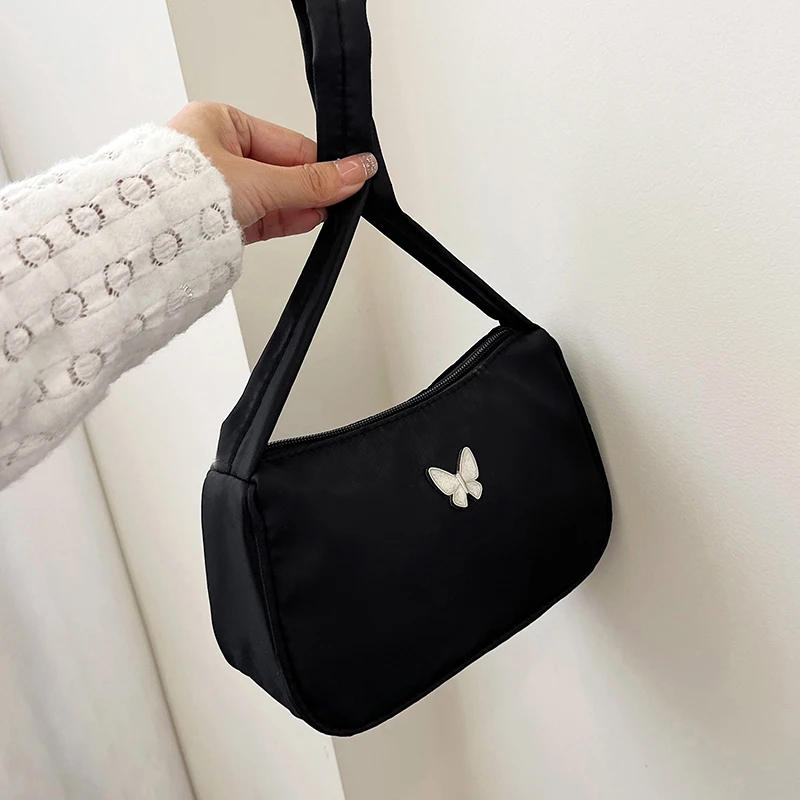 

Neutral color rectangular handbag for men and women, single-layer pocket, solid color, single-shoulder bag