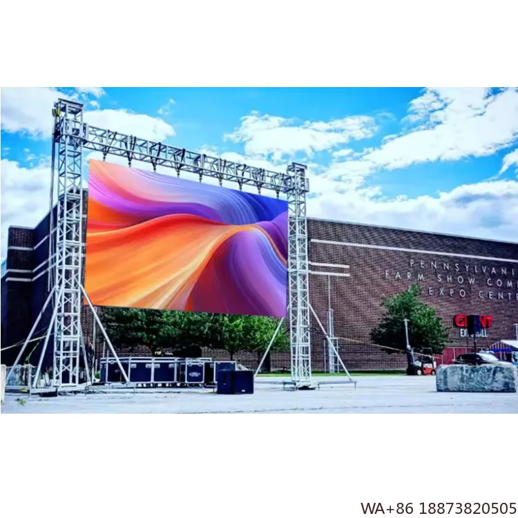 

Светодиодный дисплей, наружный экран P3.91, аренда сцены, видеостена, 500x1000 мм, портативный шкаф, экран для сцены по случаю, распродажа