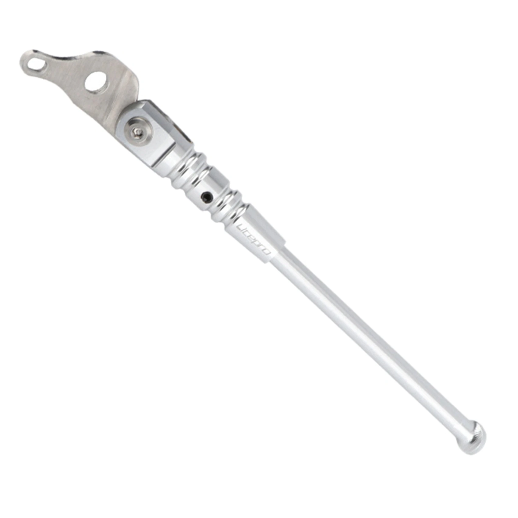 2X Litepro 自転車キックスタンドロードバイクキックスタンドマウンテンバイク自転車サイクルラックブロンプトン用ブラック & シルバー