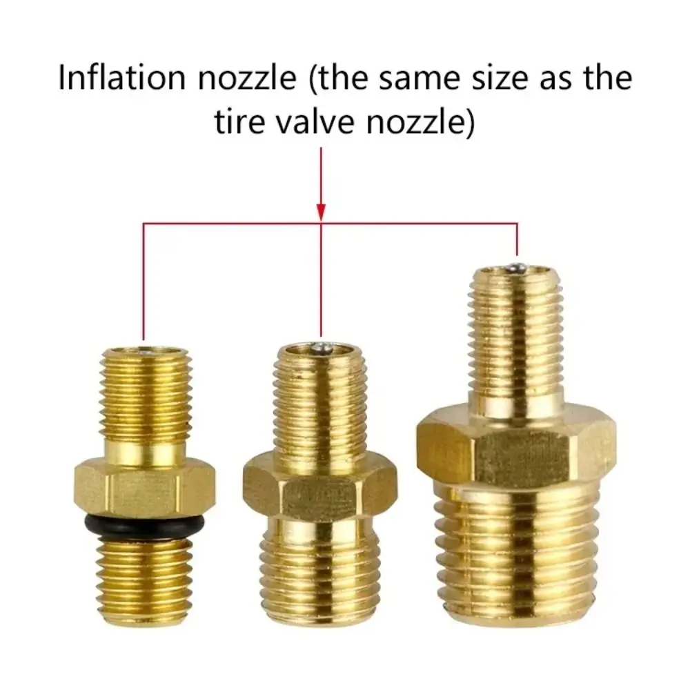 Leak‑Proof Brass Tire Valve Stems 1/8 NPT 1/4 NPT M8x1 With Cap Air Valves Air Tank Valve