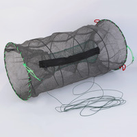 Crab Crayfish Lobster Catcher Pot Trap Fishing Net Eel Prawn Shrimp Live Bait Eel Crab Lobster Minnows Crawfish Net 2 size