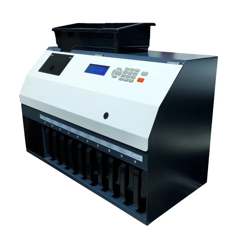 Multi-currency intelligent coin sorting machine, commercial currency counter, office sorting machine