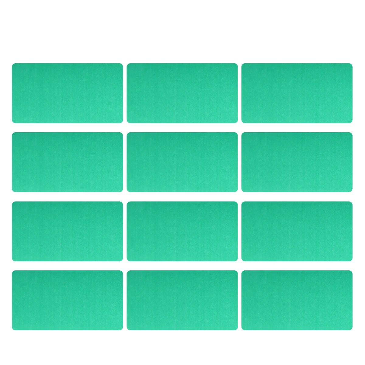 

50 Pcs Marking Business Cards Anodized Aluminum DIY Color Name Blank Credit Engraver Standard Size Rounded Portable