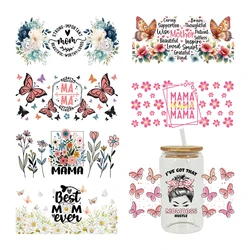 3D UV DTF Transfers Stickers 16oz Cup Wraps Mom Mother's Day Printed For DIY Glass Ceramic Metal Leather Etc. D13675