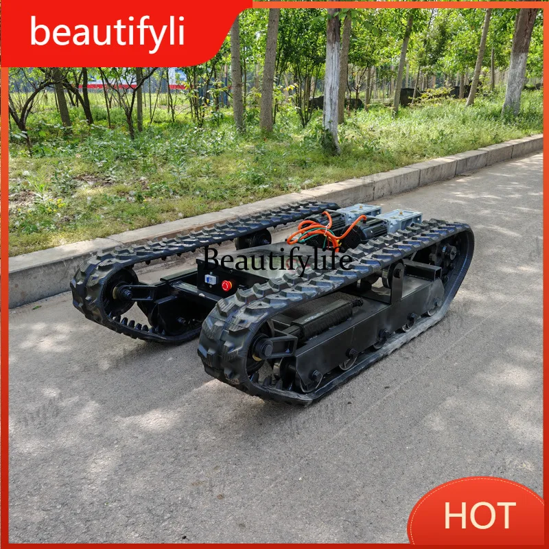 A139 crawler chassis, high and low adjustable construction machinery chassis All-terrain crawler chassis assembly