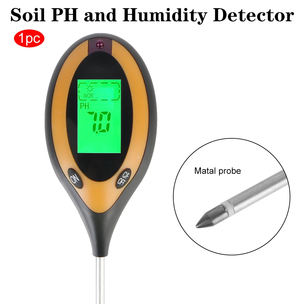 Nutrient Water Tester 1PC Grass Fertility Meter Flower PH and Humidity Tester Soil Tool Gardening High Precision Household