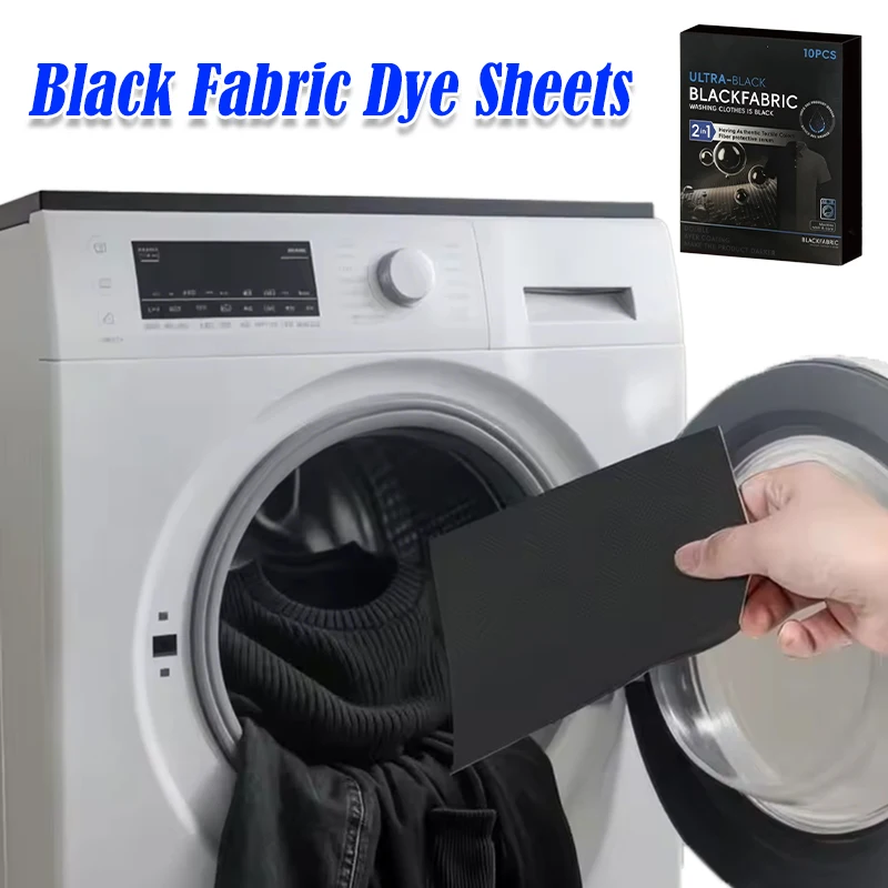 Long Lasting Fabric Dye Restore Color Dye Tablets 10 Pieces Fabric Paint Dark Tablets for Cotton Linen T-Shirts Laundry Supplies
