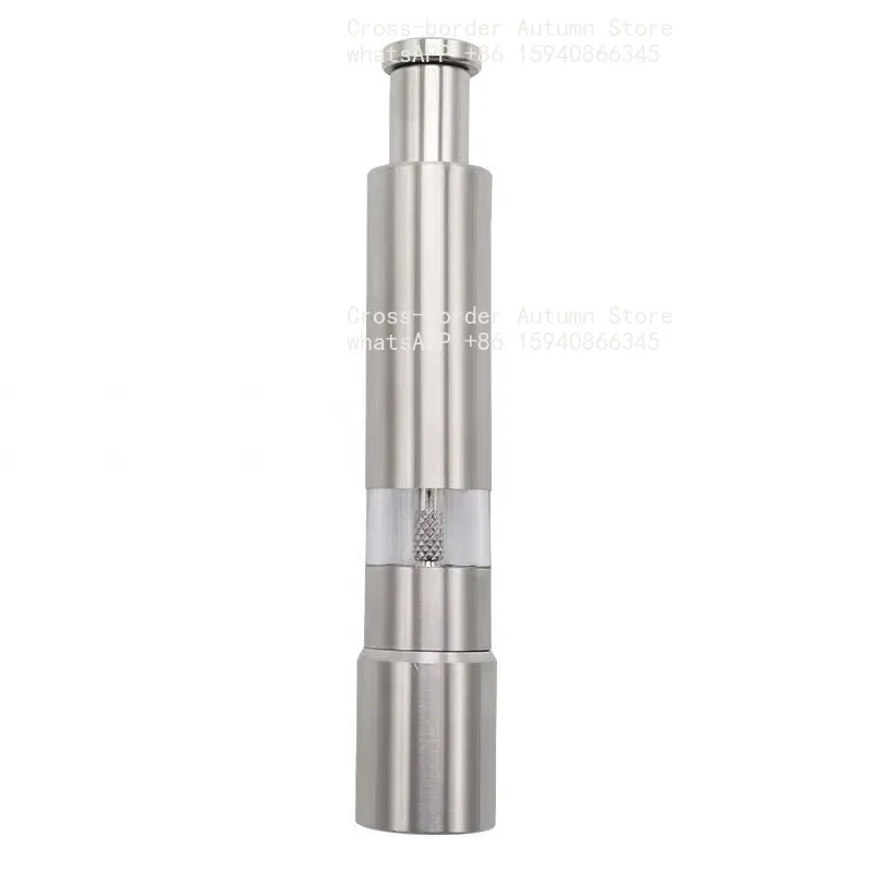 Stainless Steel Grinder Black Peppercorns Sea Salt Mini Manual Household Grinder Pepper Grinder